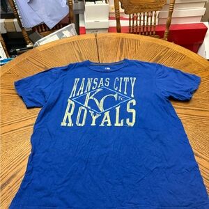 Blue Graphic T-Shirt with MLB Logo